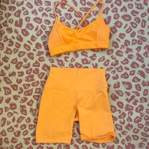 ALO Yoga Bright Orange Activewear